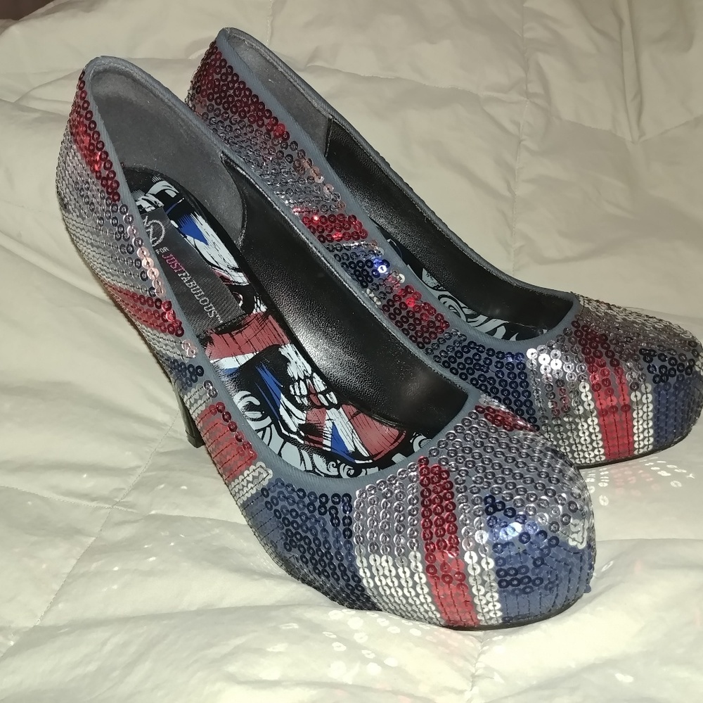 Sequined Heels